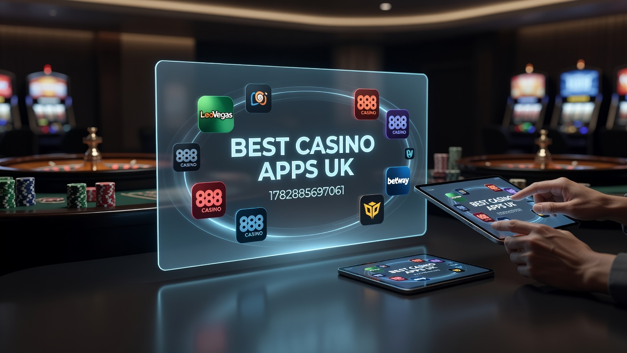 Overview of popular casino app interfaces on mobile devices used across the UK
