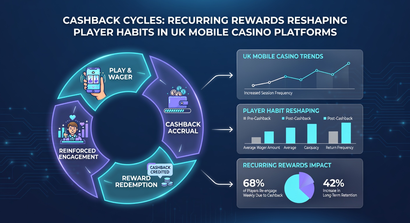 Mobile phone screen displaying a cashback notification on a UK casino app, with reward amount highlighted and claim button active