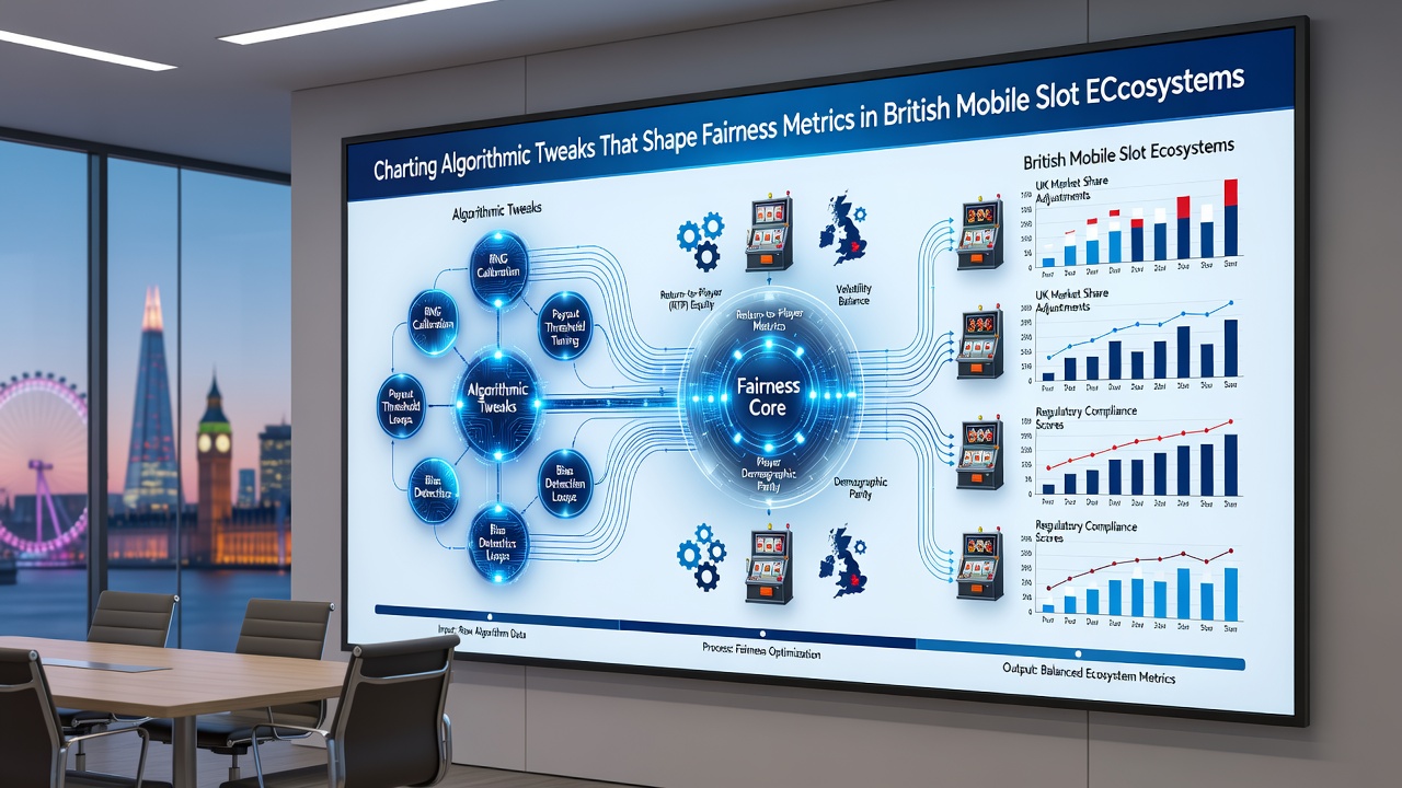 Diagram illustrating fairness metric tracking in UK mobile slot applications