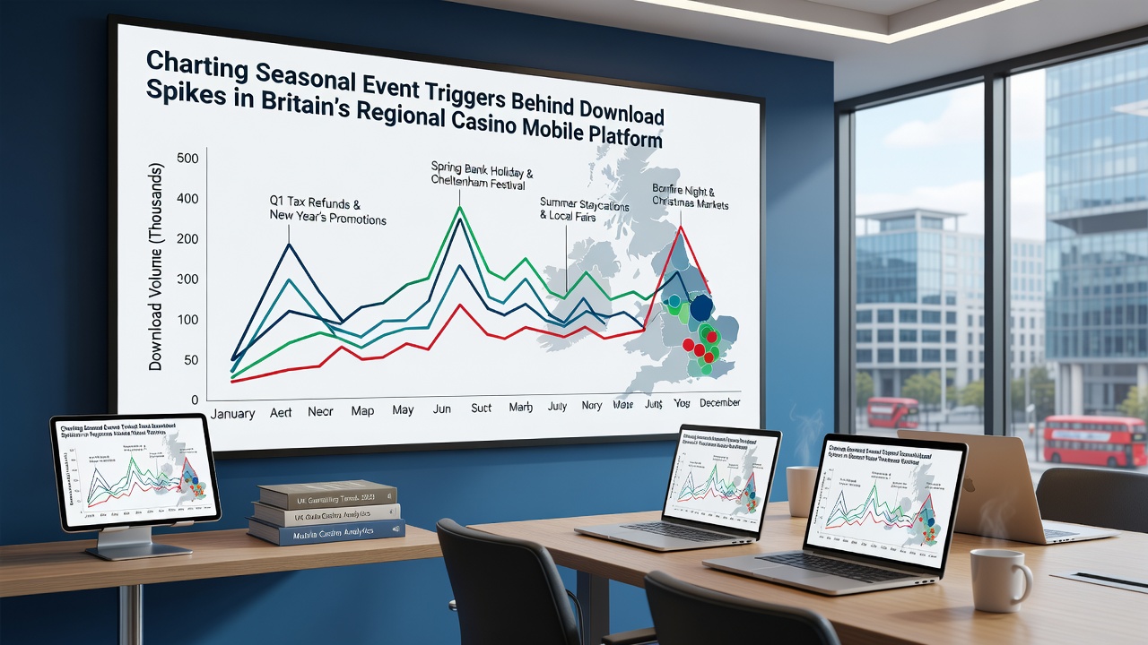 Mobile app interface showing seasonal promotions active on casino platforms in British regional markets