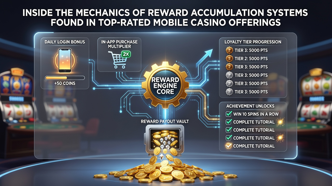 Close-up view of a casino app leaderboard showing tier levels and accumulated reward points for multiple users